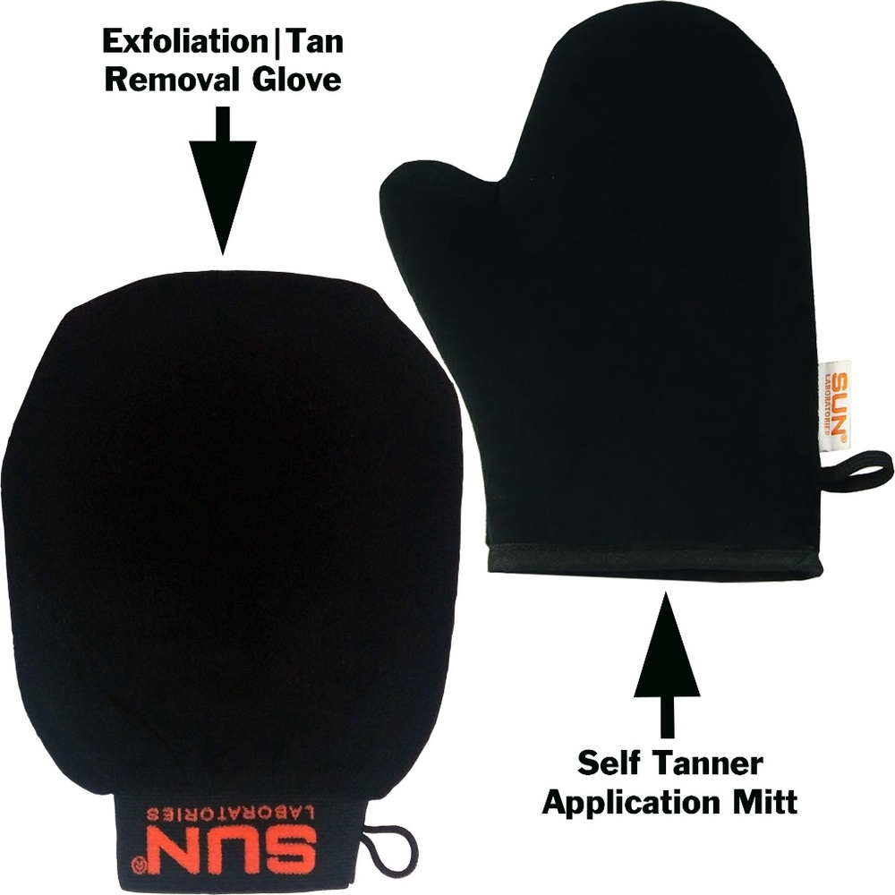 Self Tanning Mitt + Tan Removal/Exfoliating Mitt